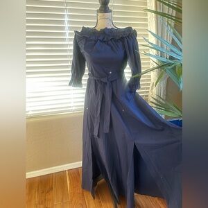 !!! BRAND NEW!!! Navy blue NY&C dress with pockets XS